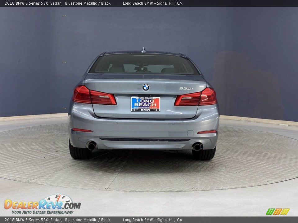 2018 BMW 5 Series 530i Sedan Bluestone Metallic / Black Photo #4
