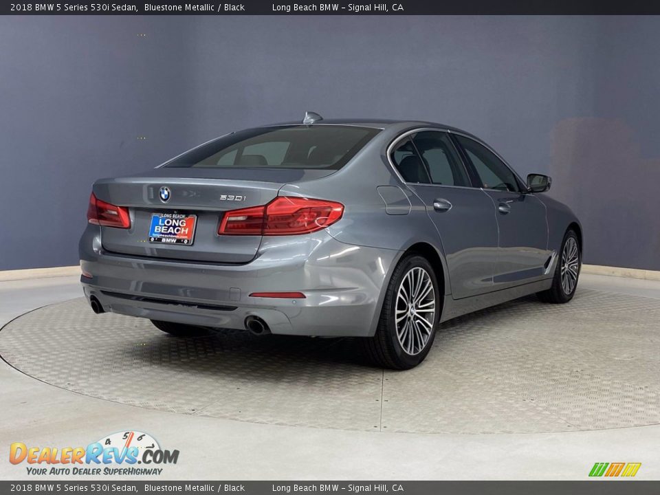 2018 BMW 5 Series 530i Sedan Bluestone Metallic / Black Photo #5