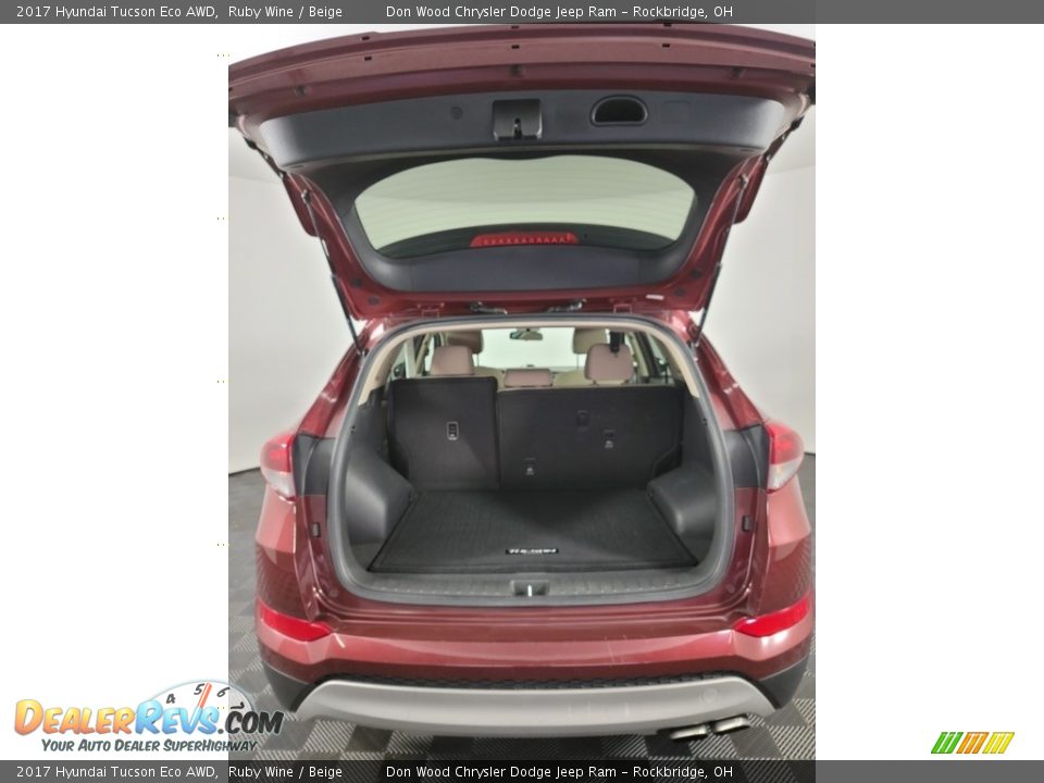 2017 Hyundai Tucson Eco AWD Ruby Wine / Beige Photo #11