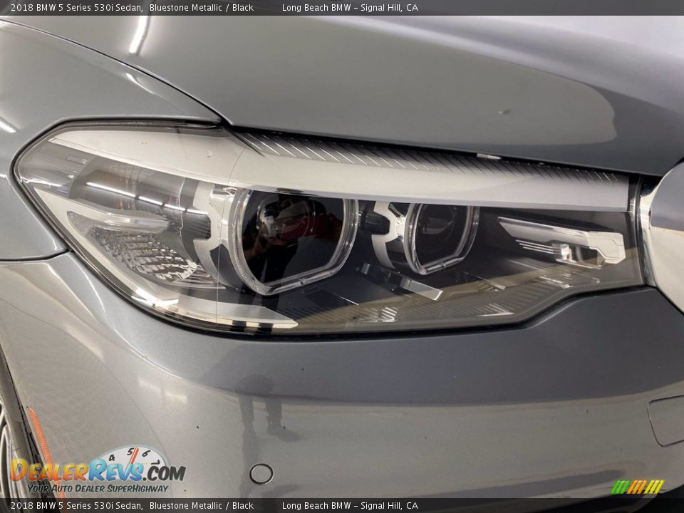 2018 BMW 5 Series 530i Sedan Bluestone Metallic / Black Photo #7