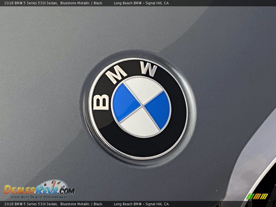 2018 BMW 5 Series 530i Sedan Bluestone Metallic / Black Photo #8