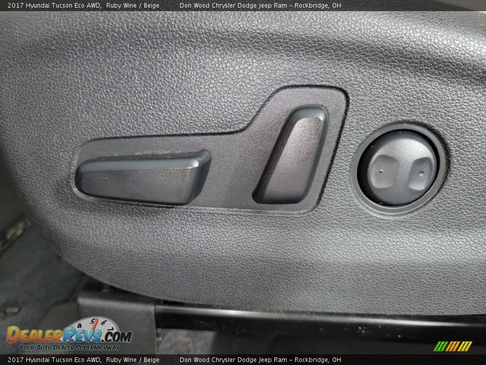 2017 Hyundai Tucson Eco AWD Ruby Wine / Beige Photo #17