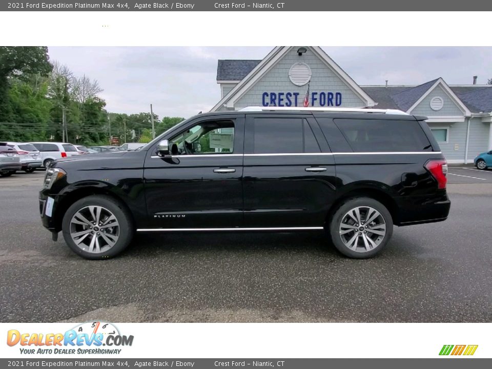 2021 Ford Expedition Platinum Max 4x4 Agate Black / Ebony Photo #4