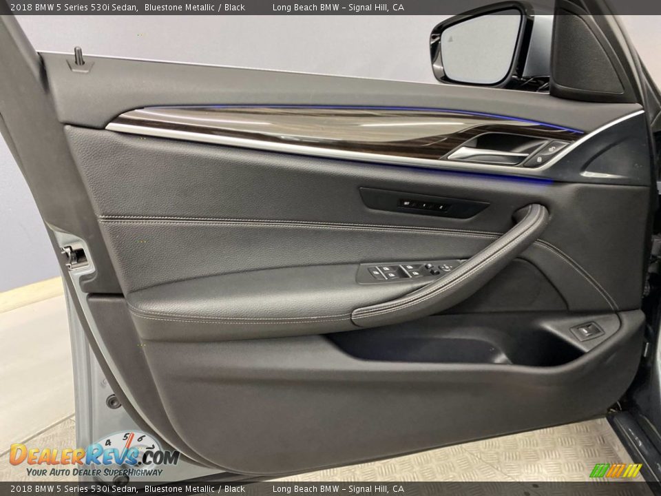 2018 BMW 5 Series 530i Sedan Bluestone Metallic / Black Photo #13