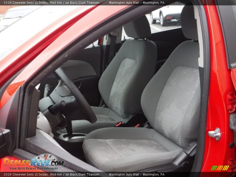 Front Seat of 2016 Chevrolet Sonic LS Sedan Photo #13