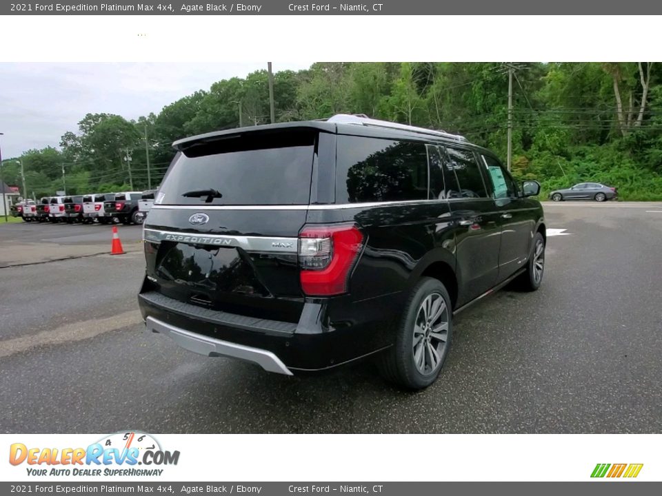 2021 Ford Expedition Platinum Max 4x4 Agate Black / Ebony Photo #7