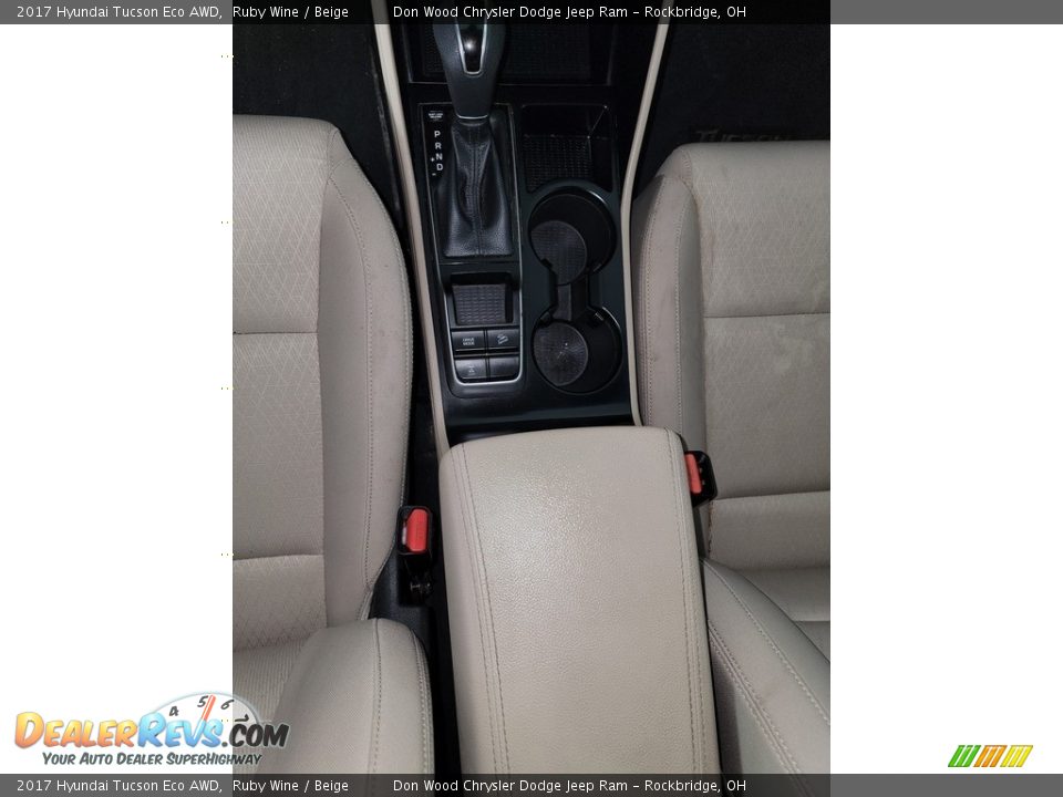 2017 Hyundai Tucson Eco AWD Ruby Wine / Beige Photo #22