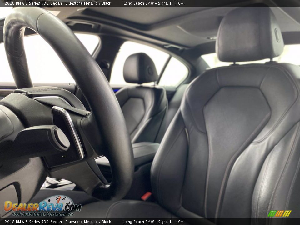 2018 BMW 5 Series 530i Sedan Bluestone Metallic / Black Photo #17
