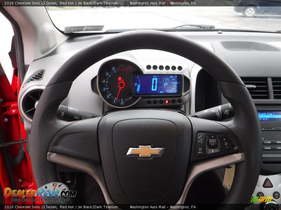 2016 Chevrolet Sonic LS Sedan Steering Wheel Photo #17