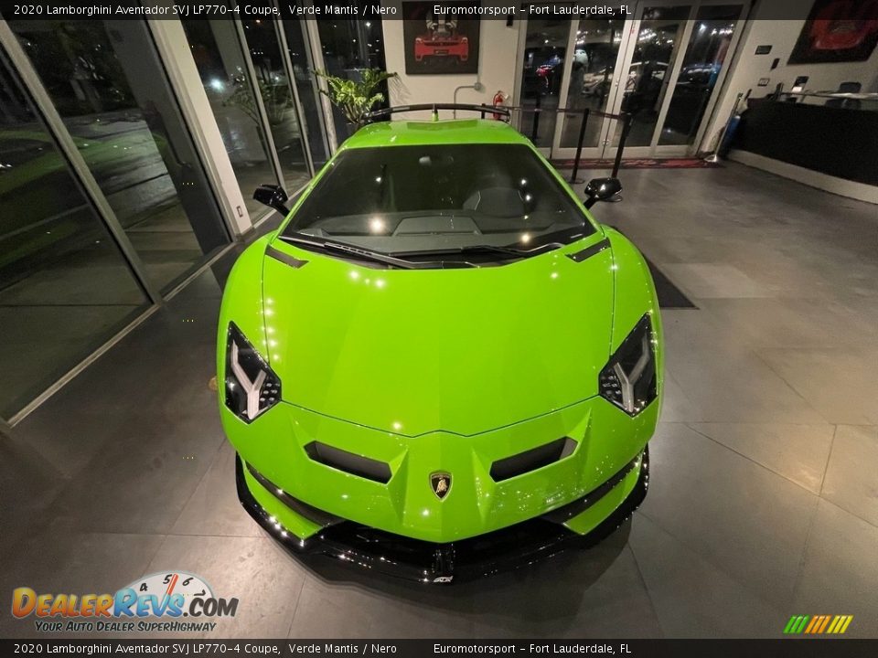 2020 Lamborghini Aventador SVJ LP770-4 Coupe Verde Mantis / Nero Photo #10