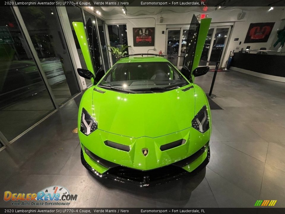 2020 Lamborghini Aventador SVJ LP770-4 Coupe Verde Mantis / Nero Photo #11