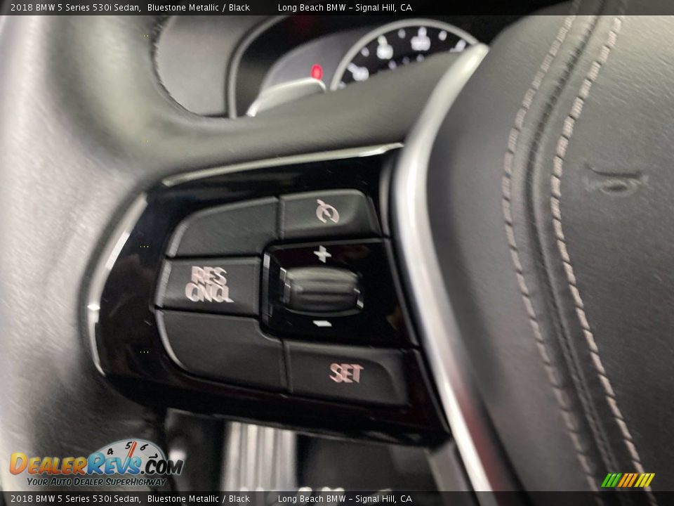2018 BMW 5 Series 530i Sedan Bluestone Metallic / Black Photo #19