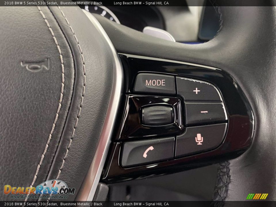 2018 BMW 5 Series 530i Sedan Bluestone Metallic / Black Photo #20