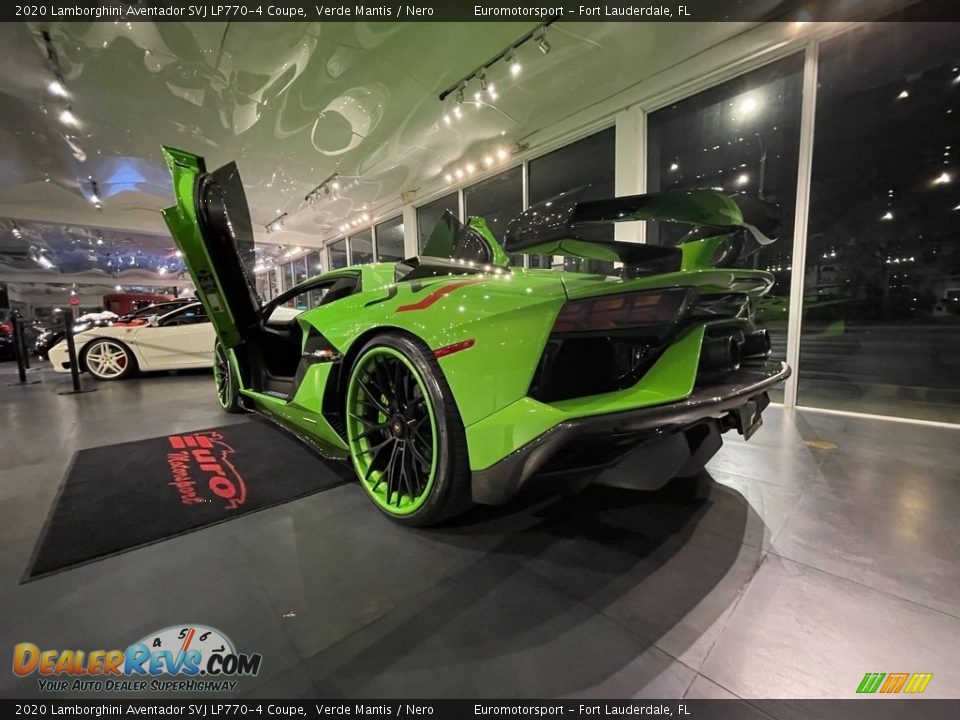 2020 Lamborghini Aventador SVJ LP770-4 Coupe Verde Mantis / Nero Photo #13
