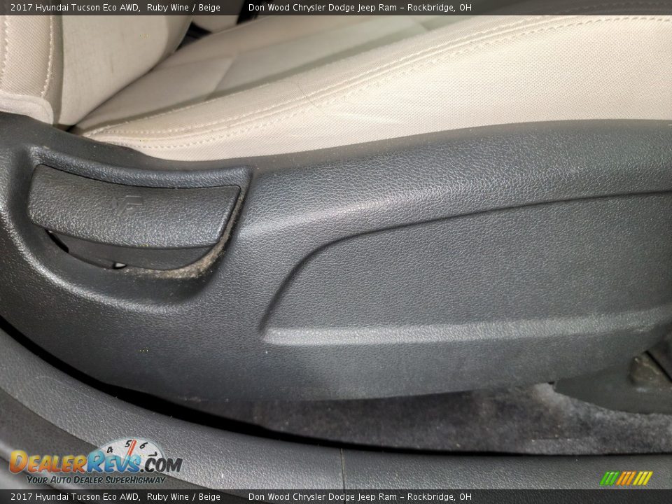2017 Hyundai Tucson Eco AWD Ruby Wine / Beige Photo #29