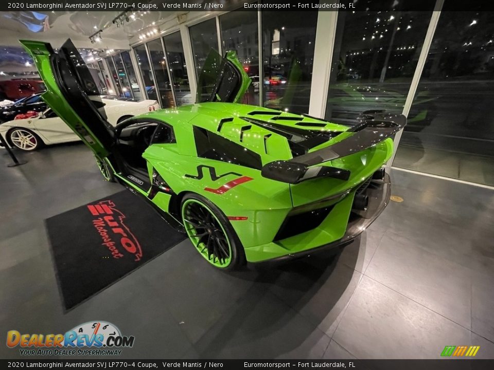 2020 Lamborghini Aventador SVJ LP770-4 Coupe Verde Mantis / Nero Photo #14