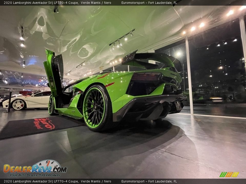 2020 Lamborghini Aventador SVJ LP770-4 Coupe Verde Mantis / Nero Photo #16