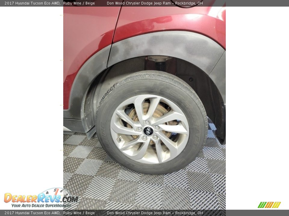 2017 Hyundai Tucson Eco AWD Ruby Wine / Beige Photo #32