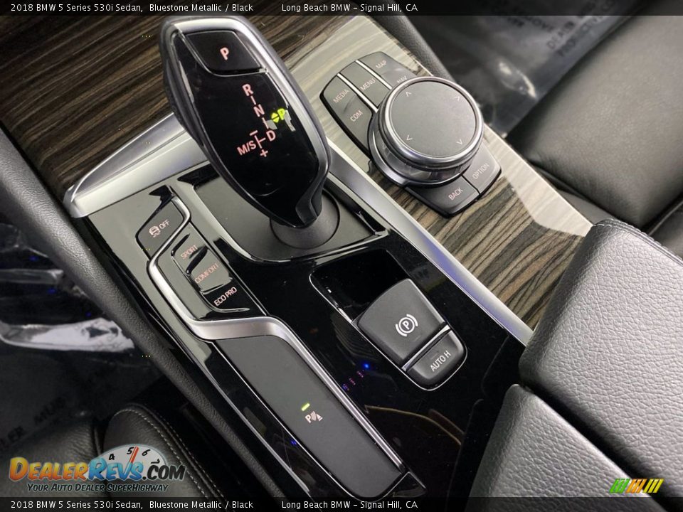 2018 BMW 5 Series 530i Sedan Bluestone Metallic / Black Photo #27