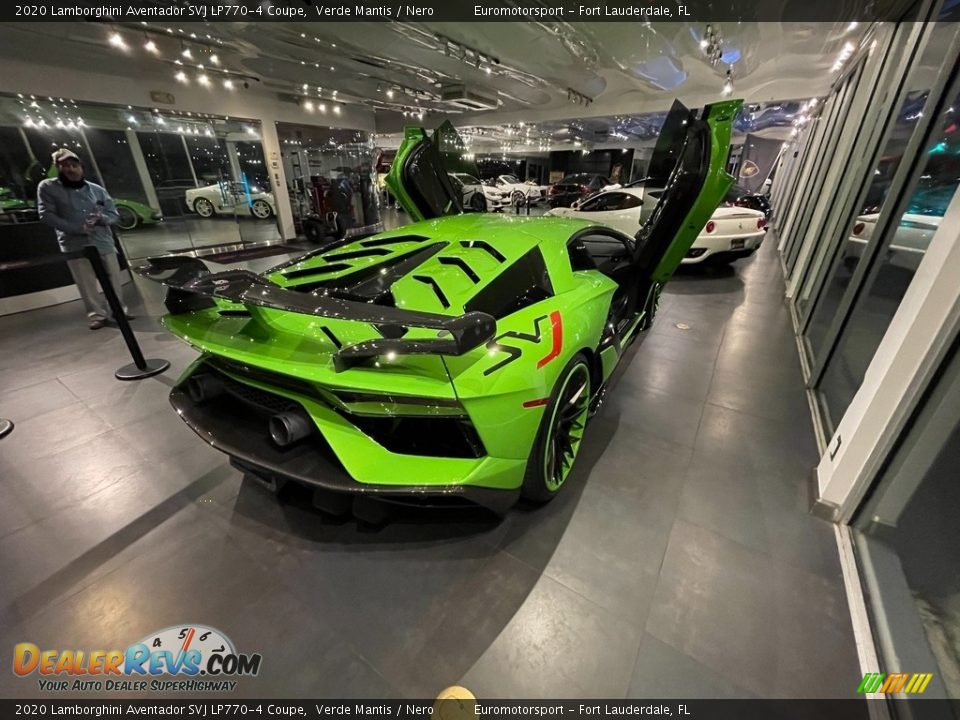 2020 Lamborghini Aventador SVJ LP770-4 Coupe Verde Mantis / Nero Photo #20