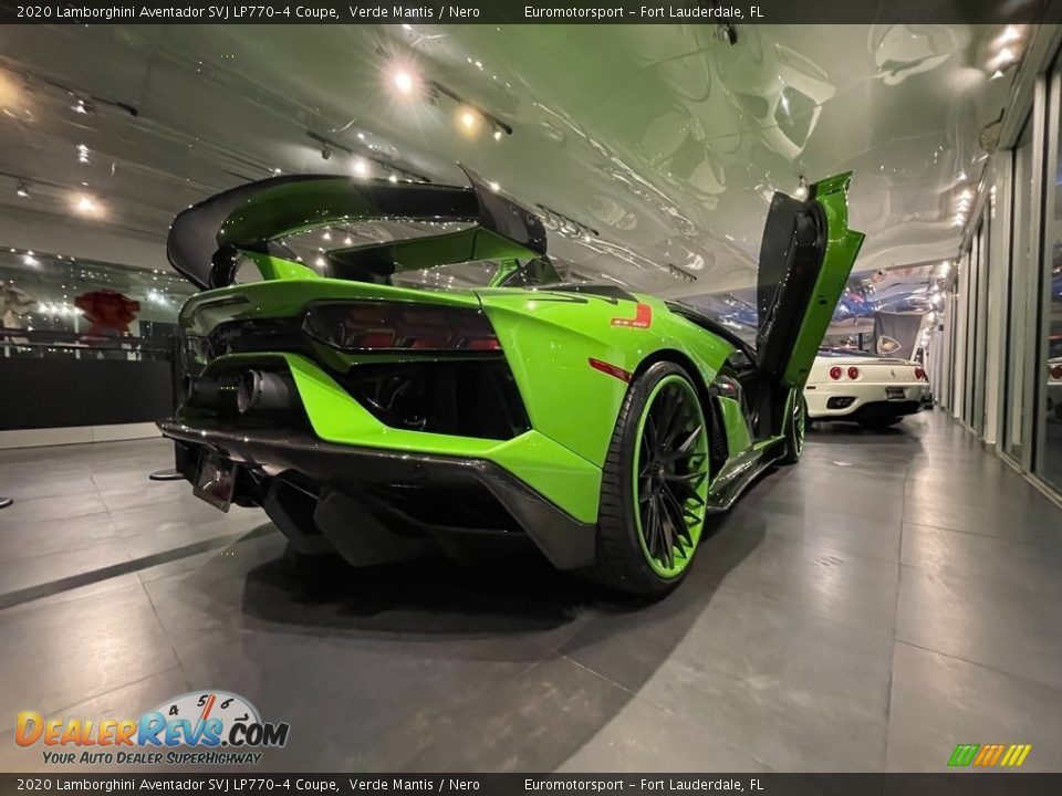 2020 Lamborghini Aventador SVJ LP770-4 Coupe Verde Mantis / Nero Photo #21