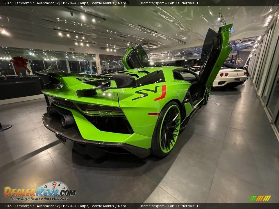 2020 Lamborghini Aventador SVJ LP770-4 Coupe Verde Mantis / Nero Photo #22