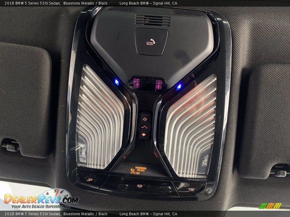 2018 BMW 5 Series 530i Sedan Bluestone Metallic / Black Photo #30