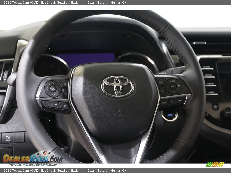 2020 Toyota Camry XSE Blue Streak Metallic / Black Photo #7