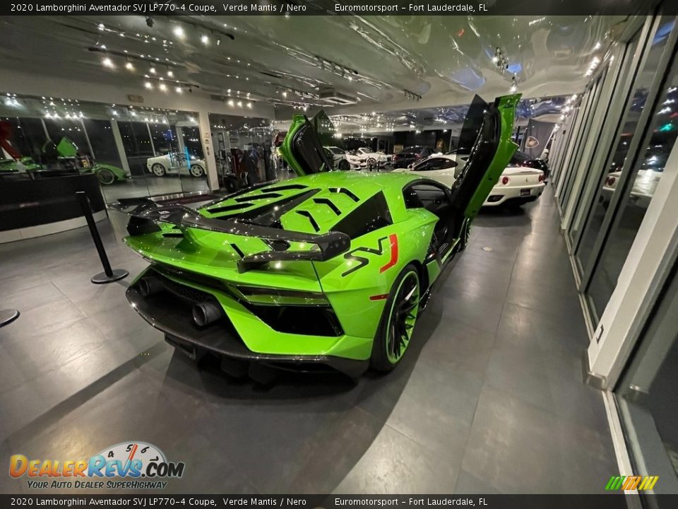 2020 Lamborghini Aventador SVJ LP770-4 Coupe Verde Mantis / Nero Photo #23