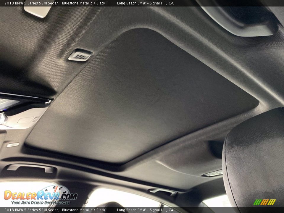 2018 BMW 5 Series 530i Sedan Bluestone Metallic / Black Photo #31