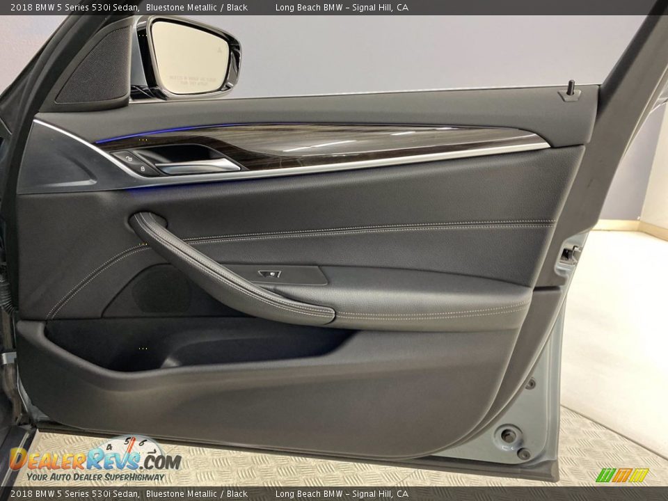 2018 BMW 5 Series 530i Sedan Bluestone Metallic / Black Photo #32