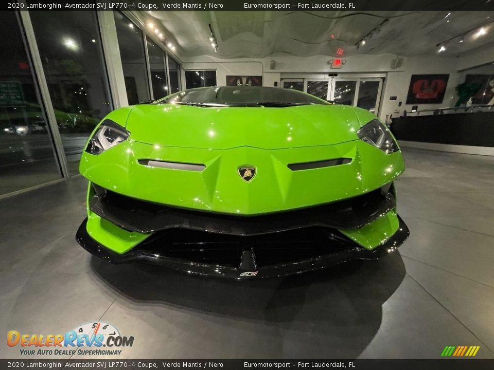 2020 Lamborghini Aventador SVJ LP770-4 Coupe Verde Mantis / Nero Photo #25