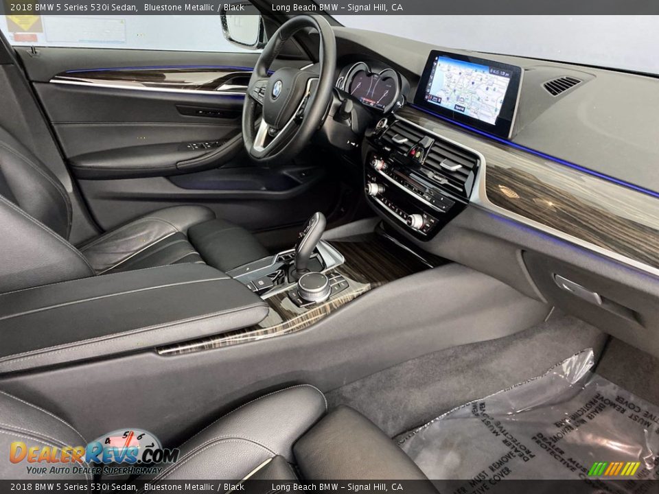 2018 BMW 5 Series 530i Sedan Bluestone Metallic / Black Photo #33