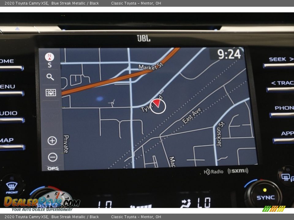 2020 Toyota Camry XSE Blue Streak Metallic / Black Photo #11