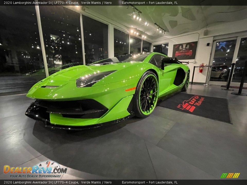 2020 Lamborghini Aventador SVJ LP770-4 Coupe Verde Mantis / Nero Photo #27