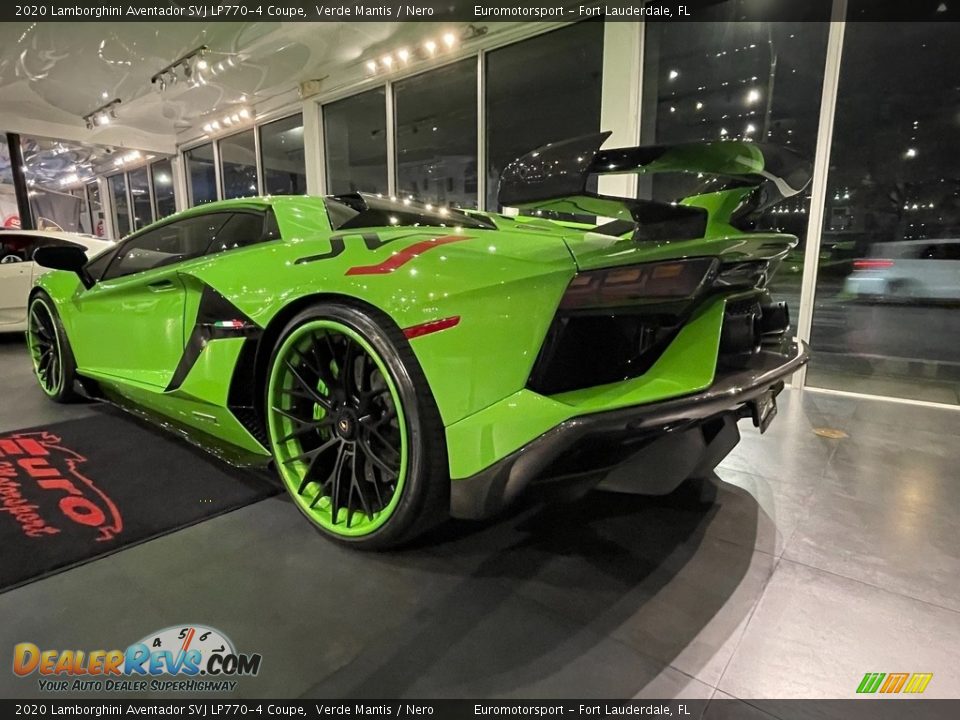 2020 Lamborghini Aventador SVJ LP770-4 Coupe Verde Mantis / Nero Photo #31