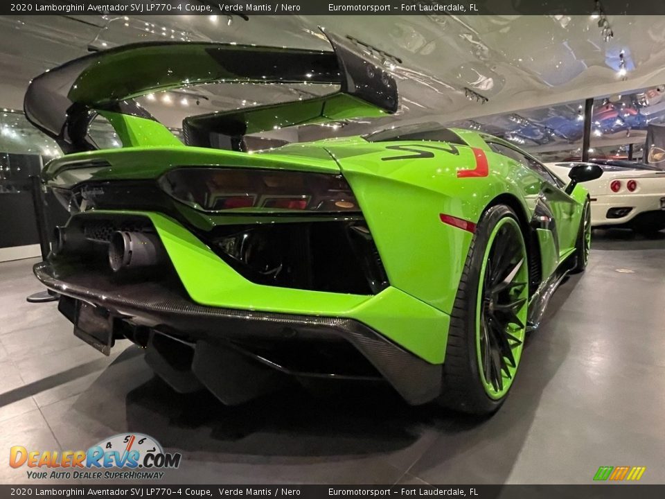 2020 Lamborghini Aventador SVJ LP770-4 Coupe Verde Mantis / Nero Photo #32