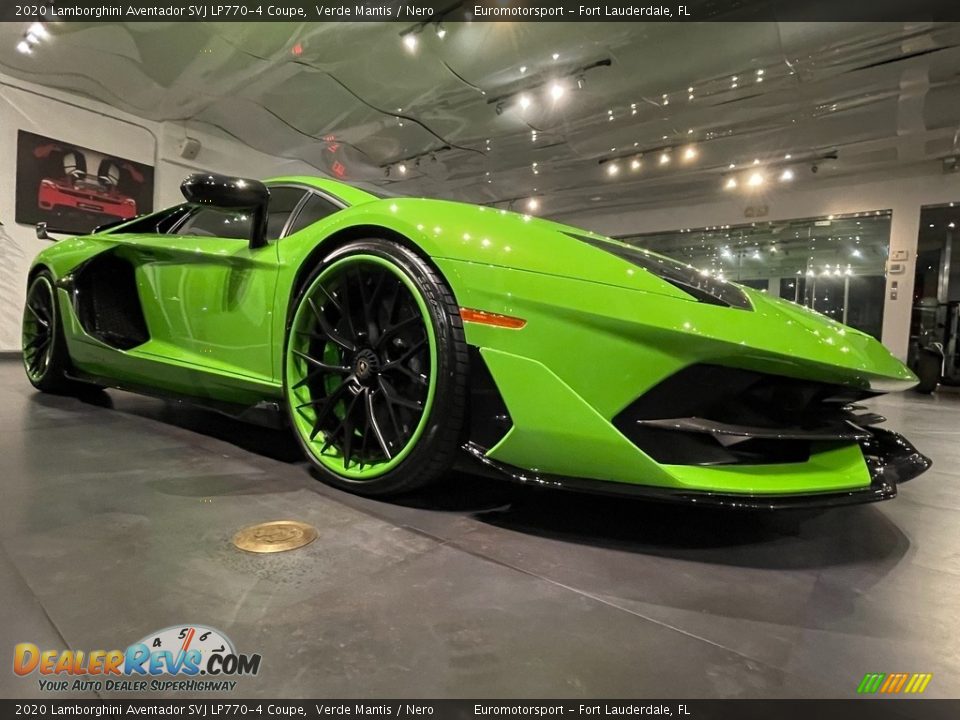 2020 Lamborghini Aventador SVJ LP770-4 Coupe Verde Mantis / Nero Photo #34