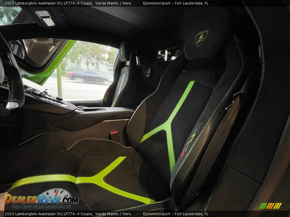 2020 Lamborghini Aventador SVJ LP770-4 Coupe Verde Mantis / Nero Photo #36
