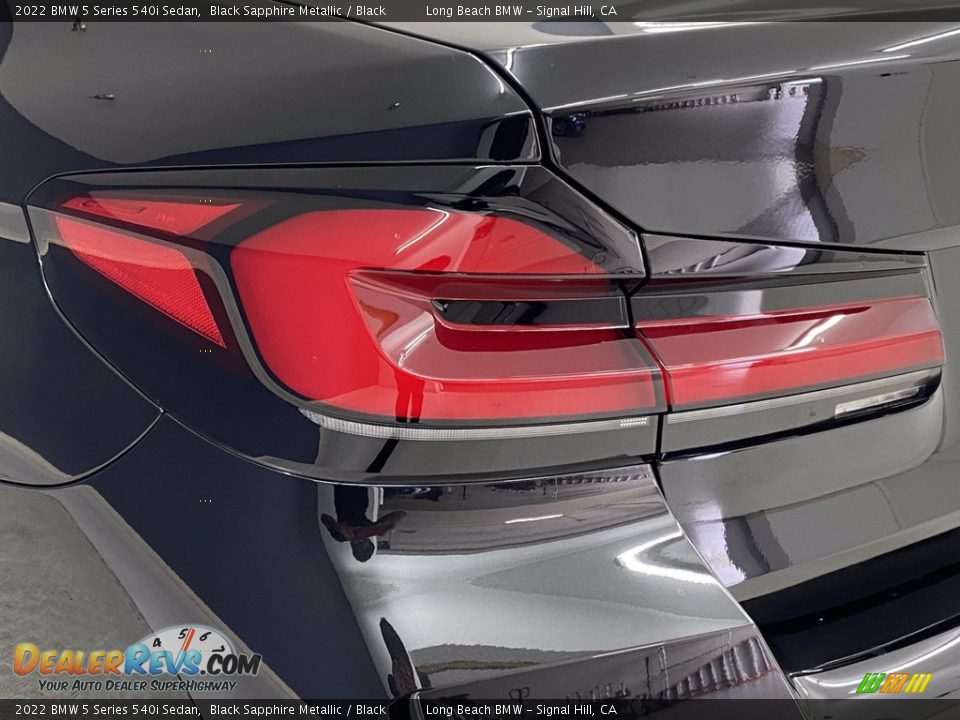 2022 BMW 5 Series 540i Sedan Black Sapphire Metallic / Black Photo #6