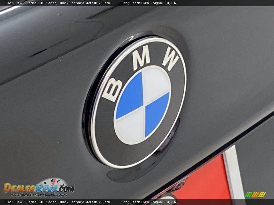 2022 BMW 5 Series 540i Sedan Black Sapphire Metallic / Black Photo #7