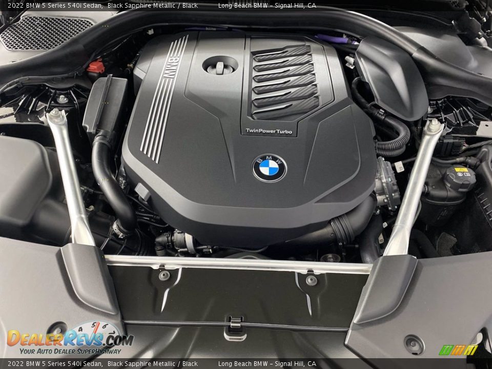 2022 BMW 5 Series 540i Sedan 3.0 Liter DI TwinPower Turbocharged DOHC 24-Valve VVT Inline 6 Cylinder Engine Photo #9