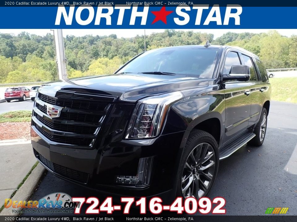 2020 Cadillac Escalade Luxury 4WD Black Raven / Jet Black Photo #1