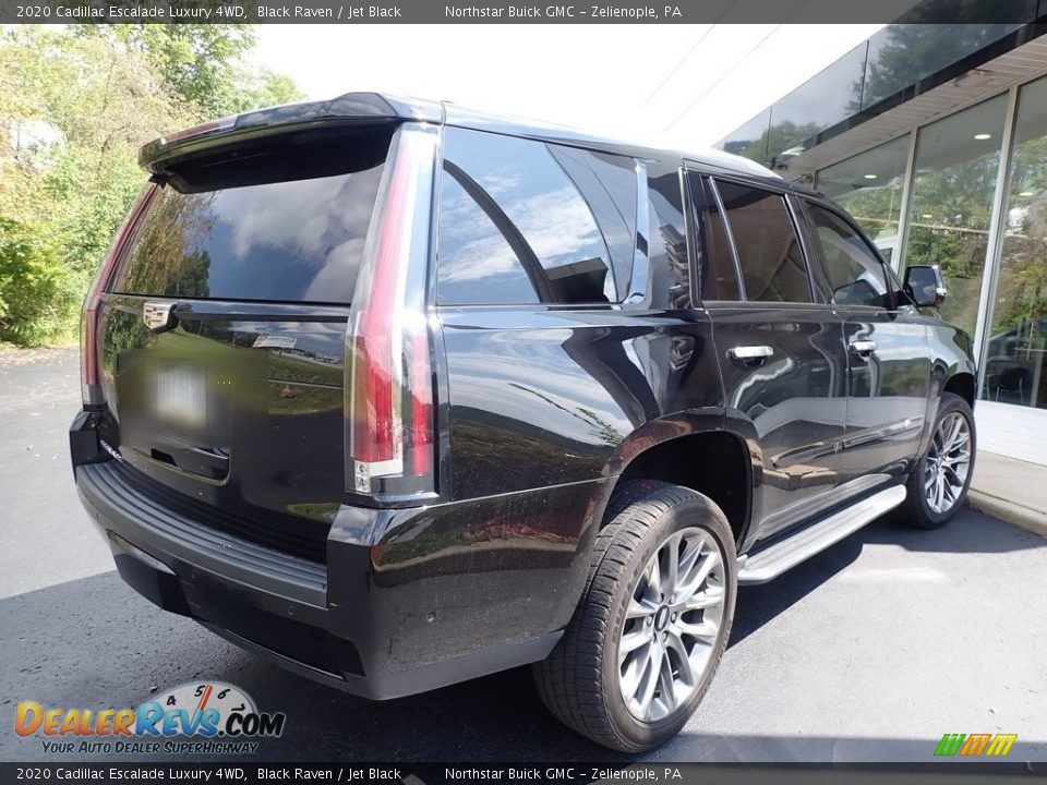 2020 Cadillac Escalade Luxury 4WD Black Raven / Jet Black Photo #5