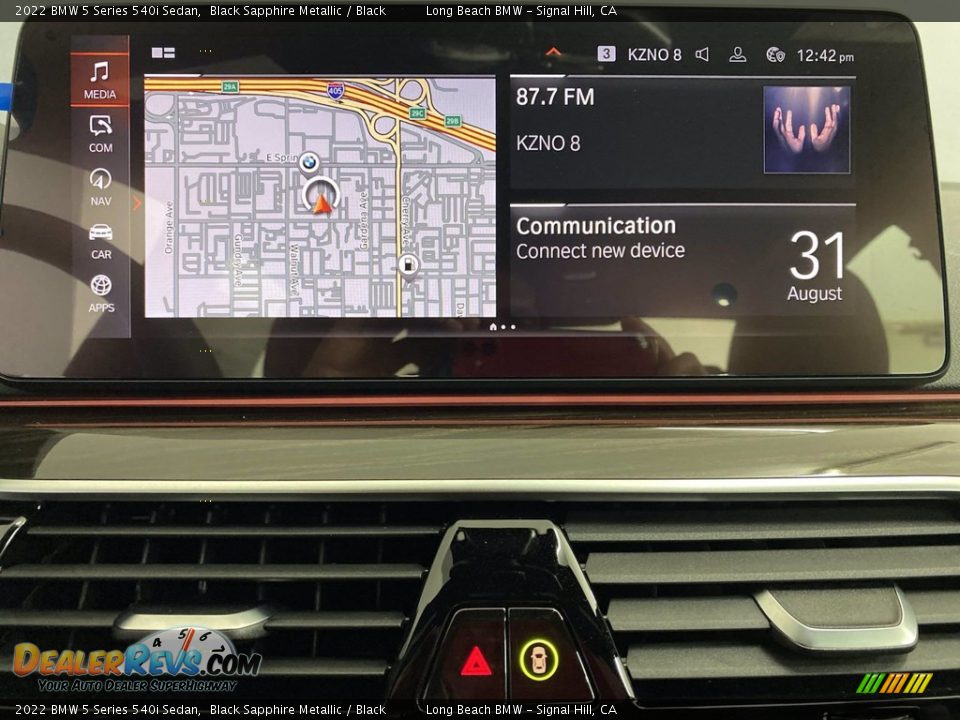 Navigation of 2022 BMW 5 Series 540i Sedan Photo #18