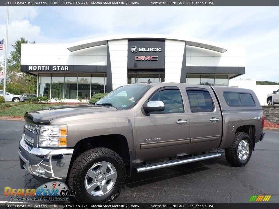 2013 Chevrolet Silverado 1500 LT Crew Cab 4x4 Mocha Steel Metallic / Ebony Photo #1