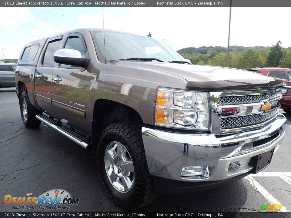 2013 Chevrolet Silverado 1500 LT Crew Cab 4x4 Mocha Steel Metallic / Ebony Photo #4