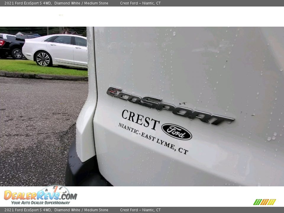 2021 Ford EcoSport S 4WD Diamond White / Medium Stone Photo #10