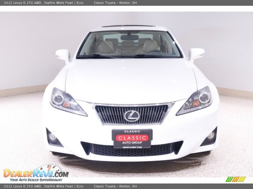 2012 Lexus IS 250 AWD Starfire White Pearl / Ecru Photo #2