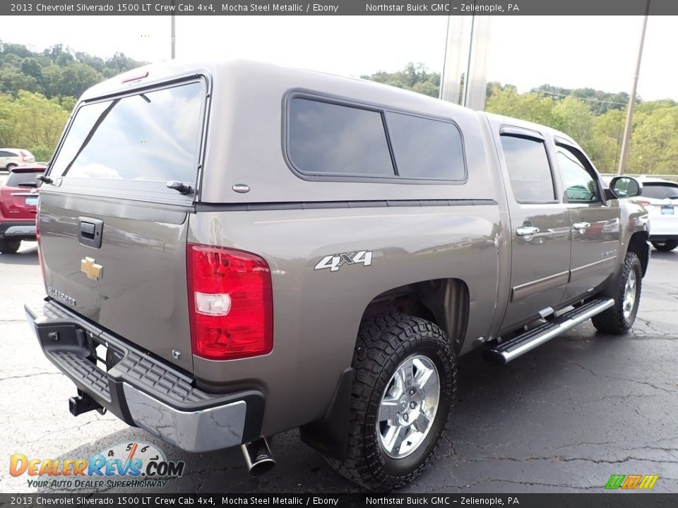 2013 Chevrolet Silverado 1500 LT Crew Cab 4x4 Mocha Steel Metallic / Ebony Photo #9